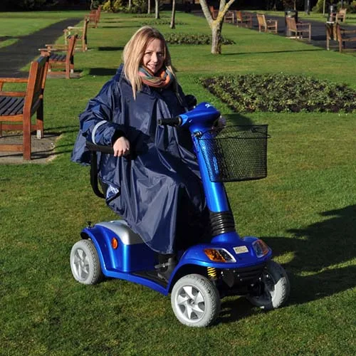 plash poncho met mouwen ongevoerd - Afbeelding 2