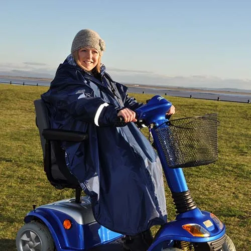 plash poncho met mouwen ongevoerd - Afbeelding 3