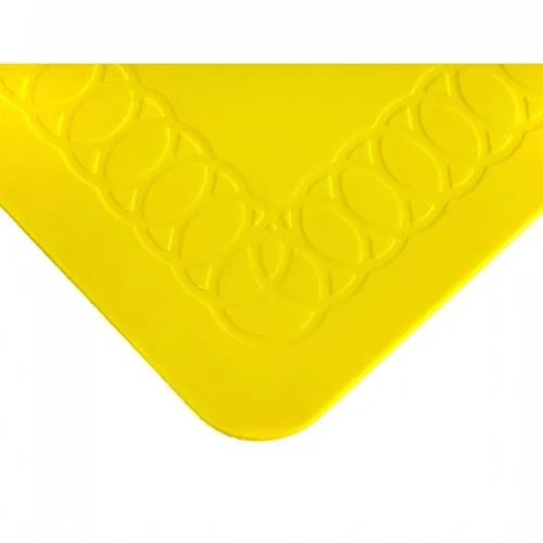 Anti-slip matten rechthoekig blauw 45 x 38 cm - Afbeelding 2
