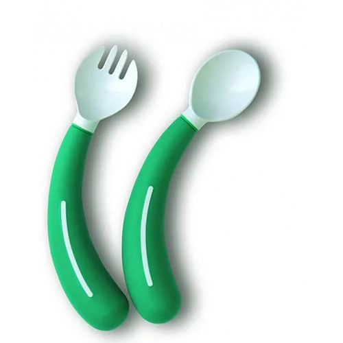 Henro-Grip vork linkshandig groen voor kind - Afbeelding 2